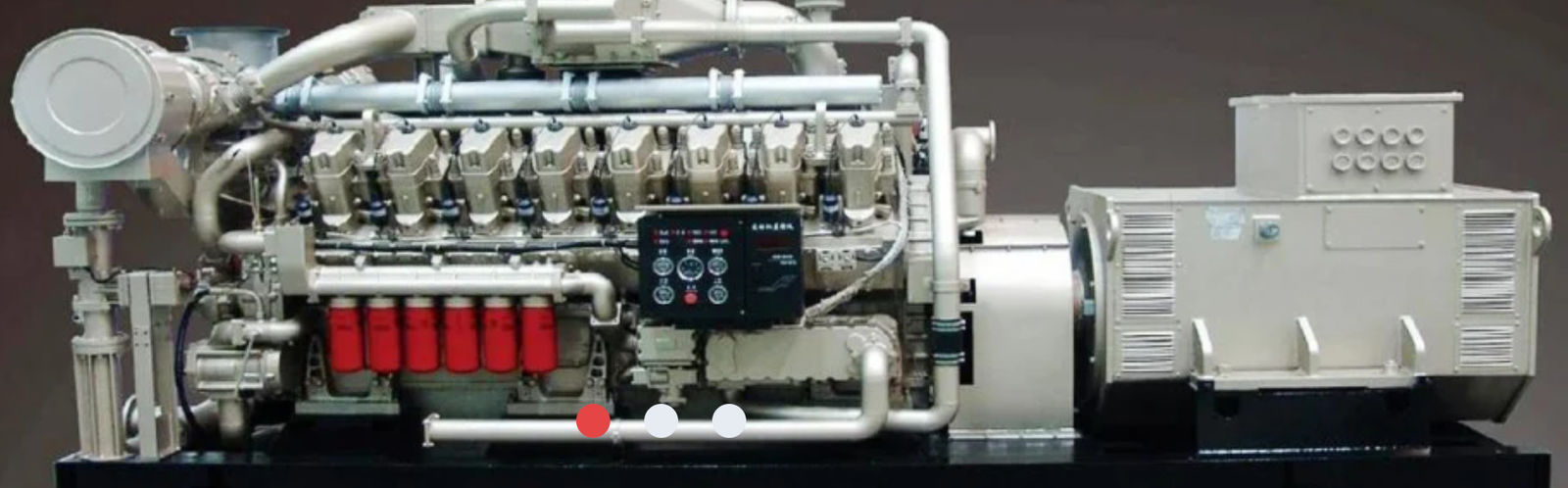 天燃ガスの発電機セット