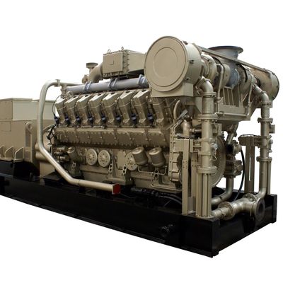1MWのガス発電機セット V型シリンダー配置とAC3相出力タイプ