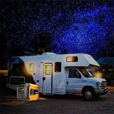フルコッパーモーター 4 ストック 1kw デジタルインバーター ガソリン発電機 230V 強制空気