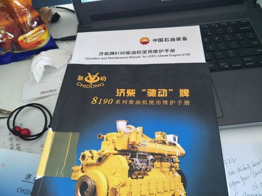 天然ガス 1000kw ジチャイ・ジンナン発電機 ガス源の部品 CE認証