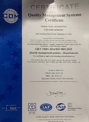 600kWの4時間ディーゼルエンジン ISO9001認証と競争力のある