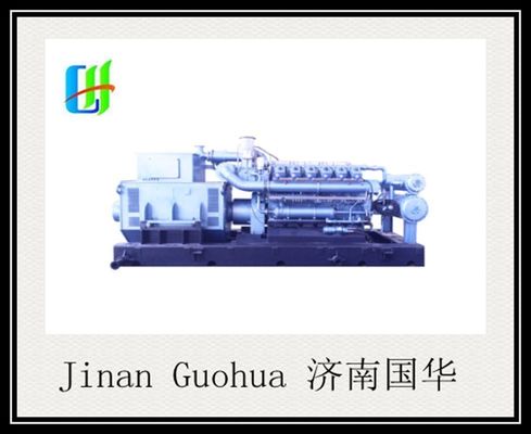 CE標準 Shengdong 12V190 シリーズ 700kw バイオガスガス発電機