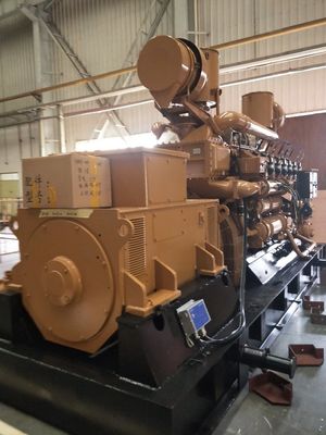 1MWの発電所 12V190ガスの発電機とカスタマイズされた要求オプションで装備