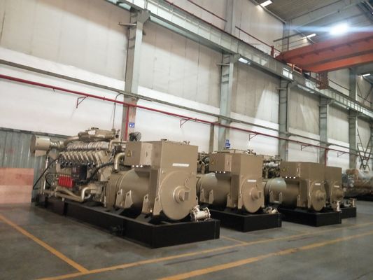 16V190 天然ガスの発電機 1200kW 1000r/Min H16V190zlt-2 高電力用