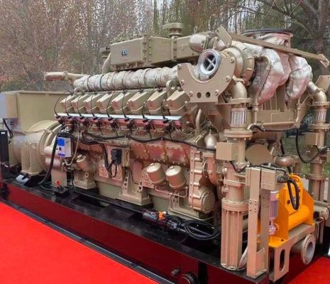 清潔で持続可能なエネルギーのためのバイオガス点火発電機 500kw Jichai 12V190 Zldz-2