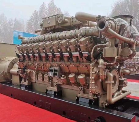 清潔で持続可能なエネルギーのためのバイオガス点火発電機 500kw Jichai 12V190 Zldz-2
