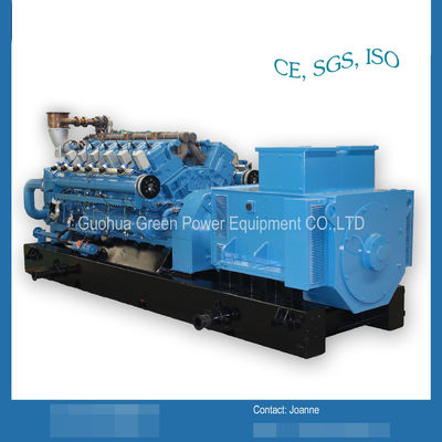 工業用排気ガス発電機セット CE ISO SGS スピード 1000/1200 周波数 50Hz/60Hz