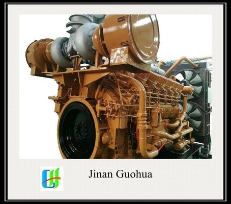 バッテリー 1000kw ディーゼル発電機 ジナン ディーゼルエンジン 水冷却 共通のユニット