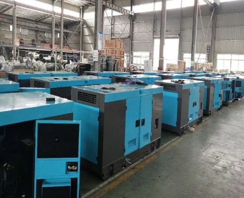 電気モーター スタート 50-100kw サイレント ディーゼル ゲンセット 中国エンジンと高速